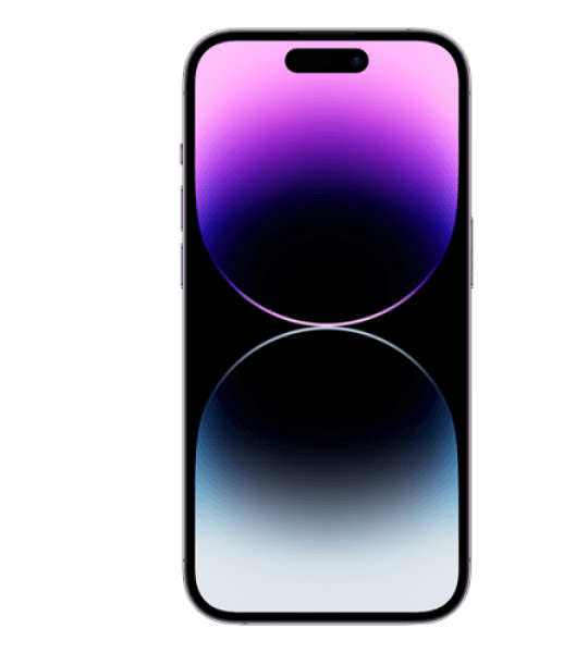 Smartphone with notification on screen